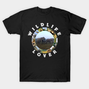 Wildlife Lover Elephant Herd Mist T-Shirt